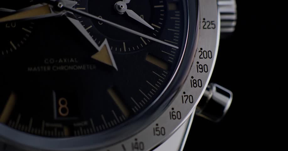 The second hand ticks along on a watch