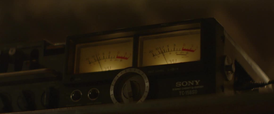 Gauges fluctuate while lights flicker