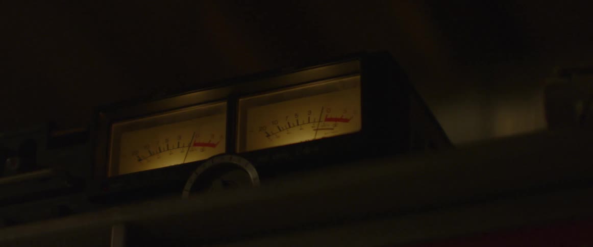 Close up of dials bouncing on a piece of equipment