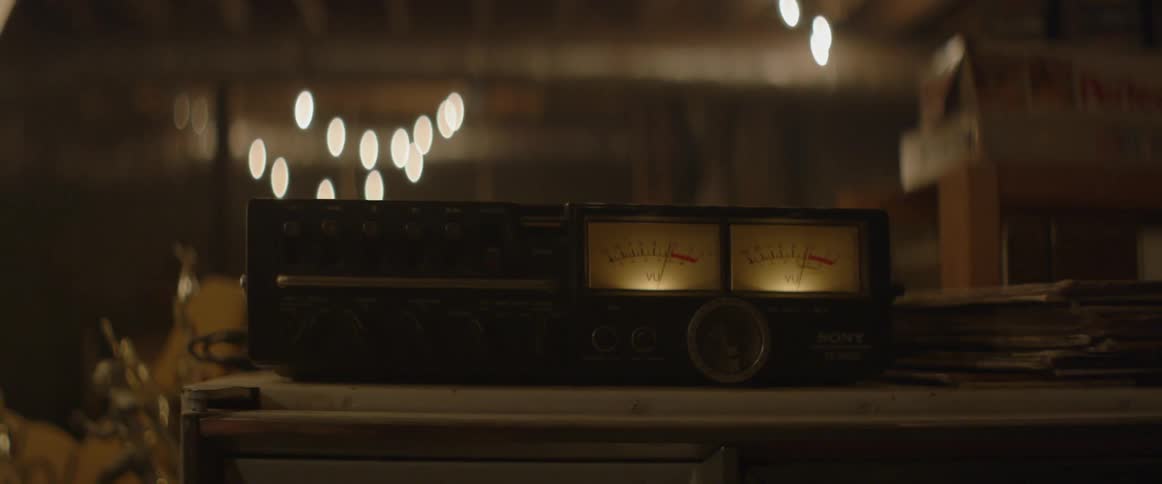 A device has dials that are moving
