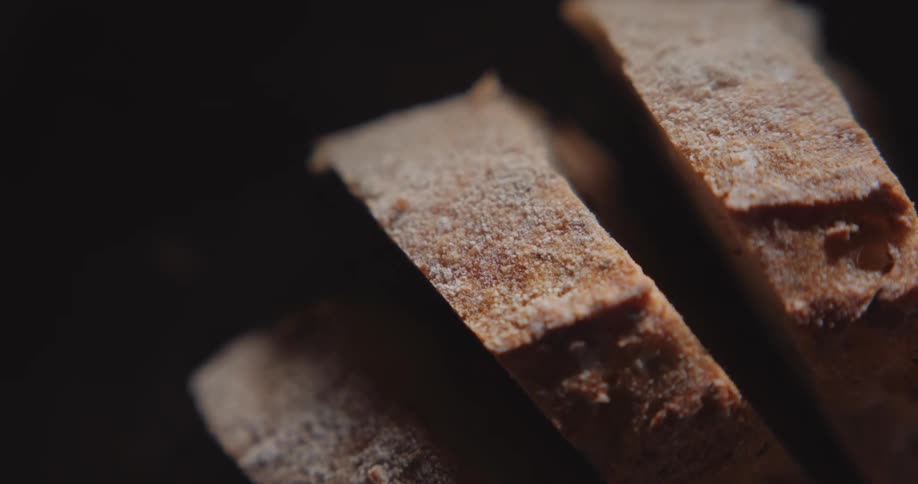Close up of a loaf of white sliced bread