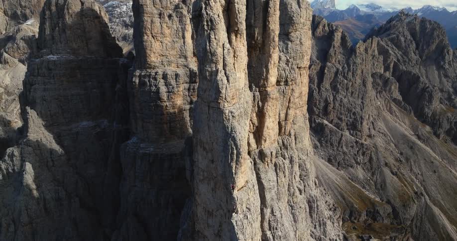 Aerial view of mountains are displayed during midday