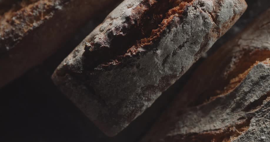 Close up of loaves of bread