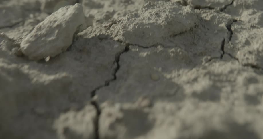 Close up of cracked ground