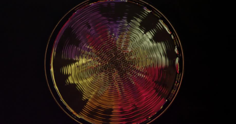 Colorful abstract sphere changing colors