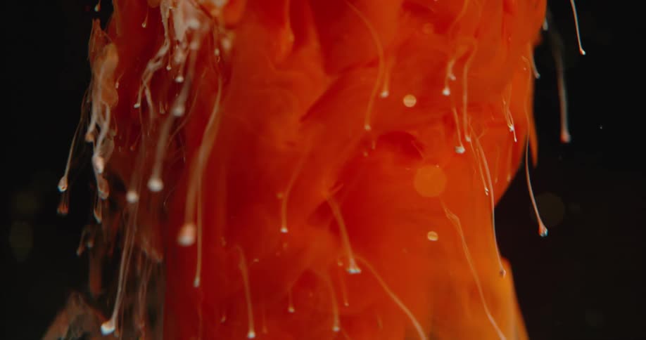 The artwork is spinning and moving underwater