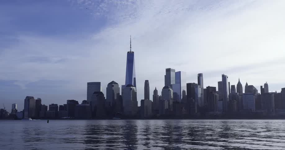 The city is near the water