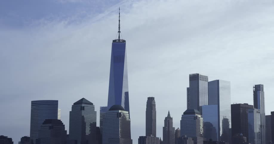Skyscrapers in a metropolis during the day