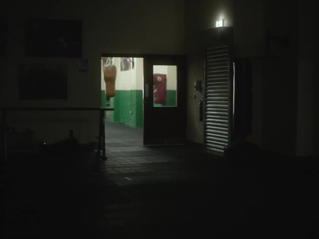 A view of the outside of a gym