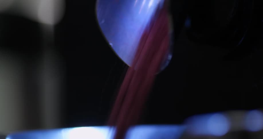 Machine dispenses grounds into bowl
