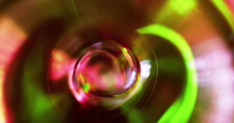 A view of an abstract tunnel is displayed