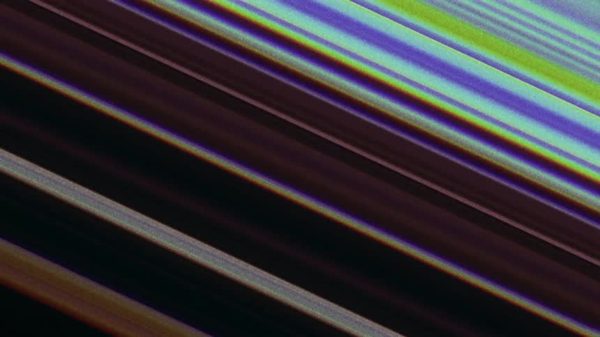 Bands of colored stripes are moving as they are changing and alternating colors