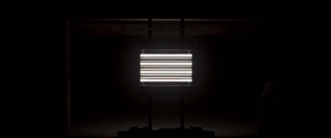 Fluorescent lights flicker off