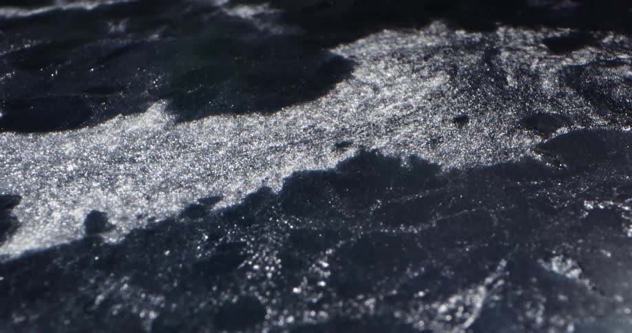 Water flowing in a river
