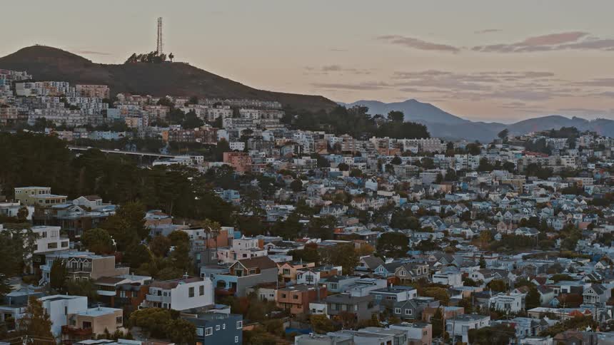 Houses in a neighborhood in San Francisco
