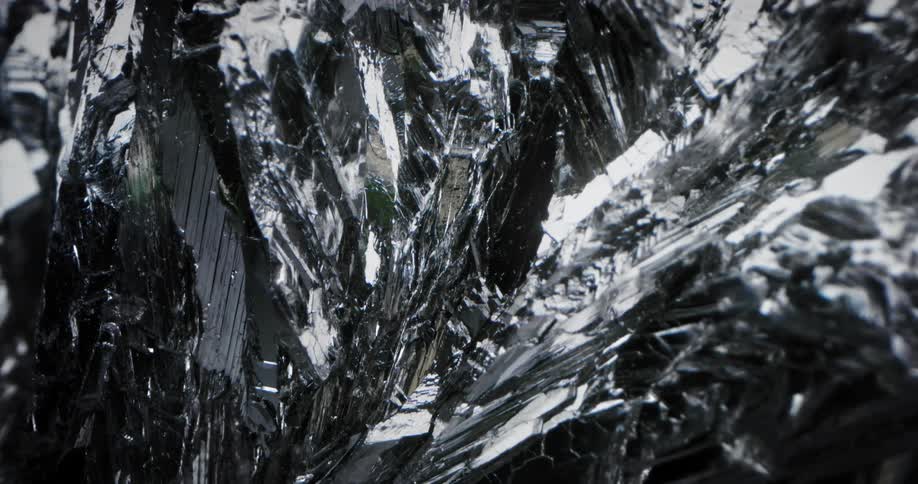 Close up of solid crystal