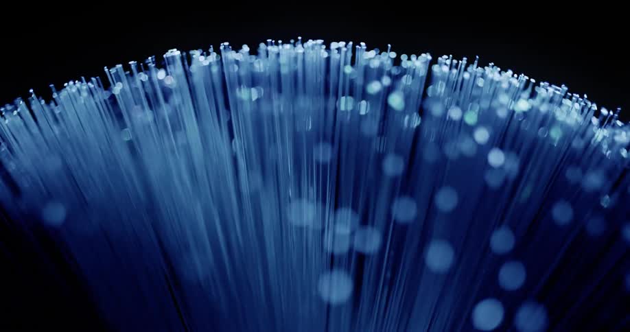 The lights move and wave around