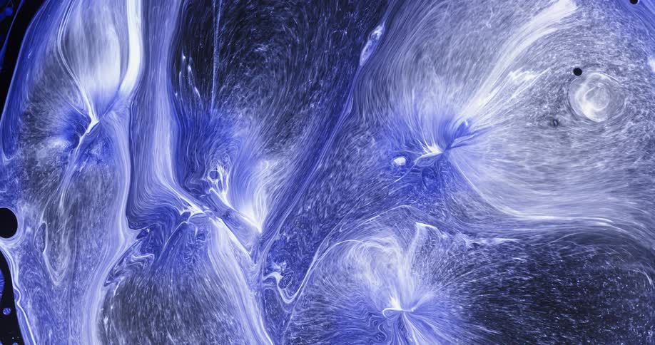 Swirls of white and purple lights