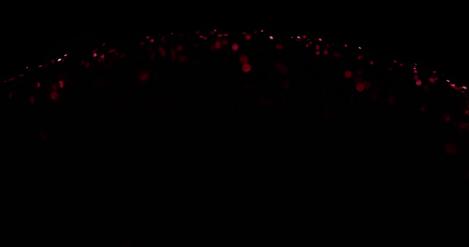 Orbs of changing multi covered lights moving around