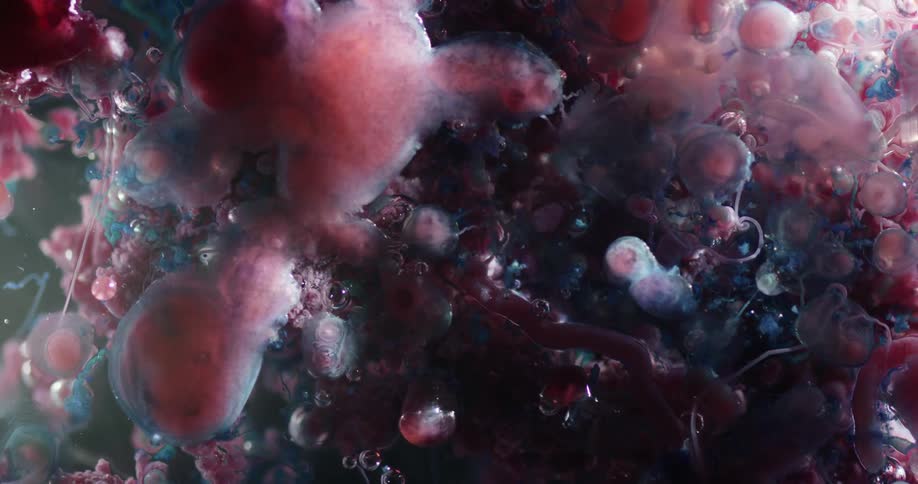 The colors boil and spread