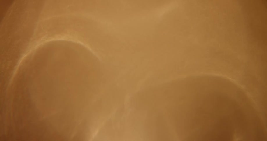 The sand blows and moves