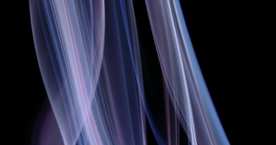 Wisps of lavender smoke bend and sway as they rise in the darkness