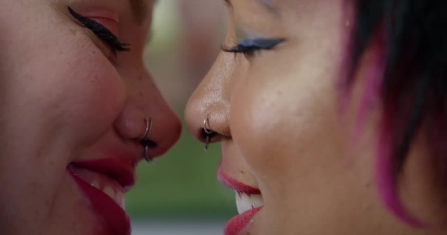 Lesbian piercing video