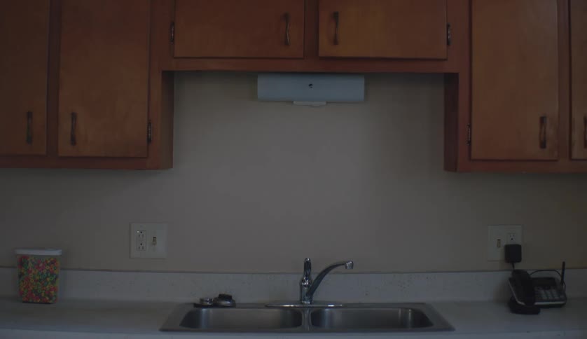 A kitchen is displayed in a house during the day time
