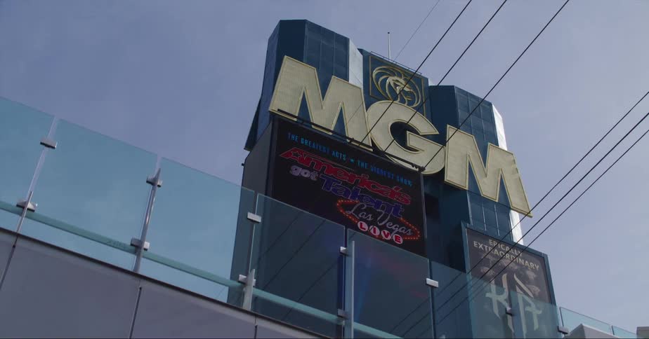 A pedestrian walkway connects to downtown hotels and casinos