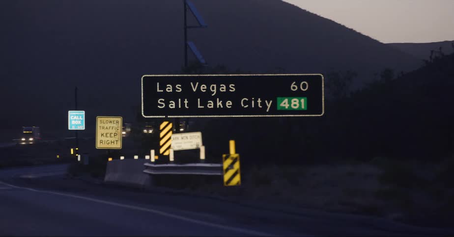 Trucks travel on the highway together