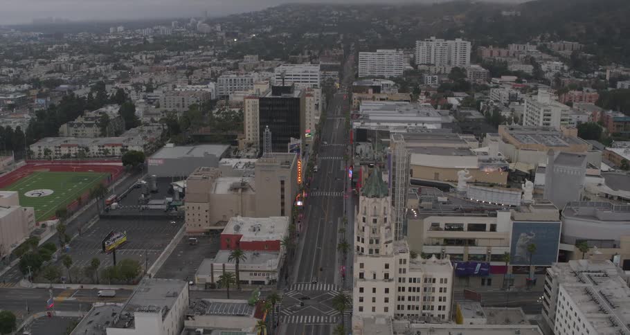 Hollywood & Highland completely deserted during 2020 COVID lockdown