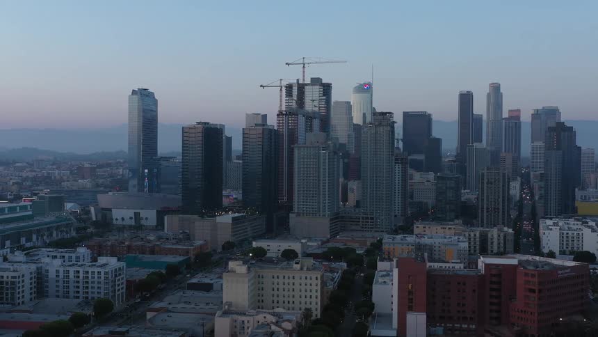 DTLA Cityscape at Blue Hour