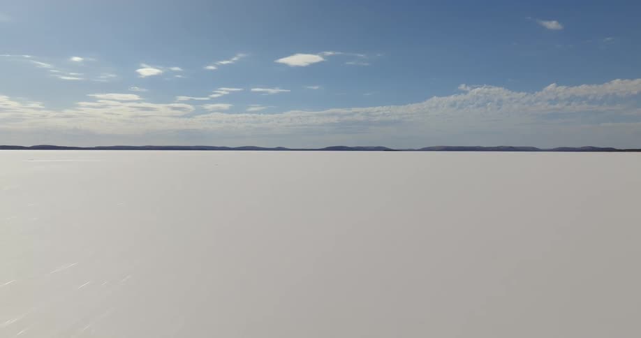 The landscape is covered in snow