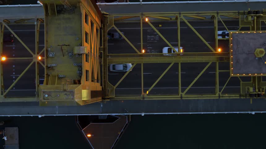 Traffic is traveling on bridge in Sacramento
