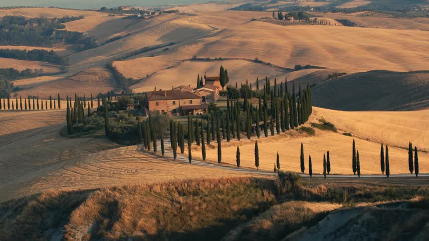 A home is at the end of the small road