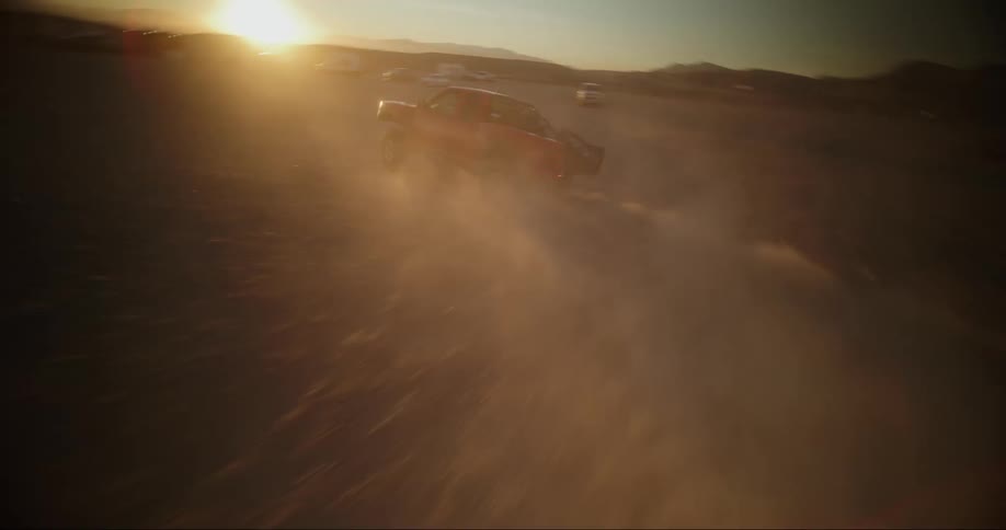 FPV - Baja Truck drifting in the desert