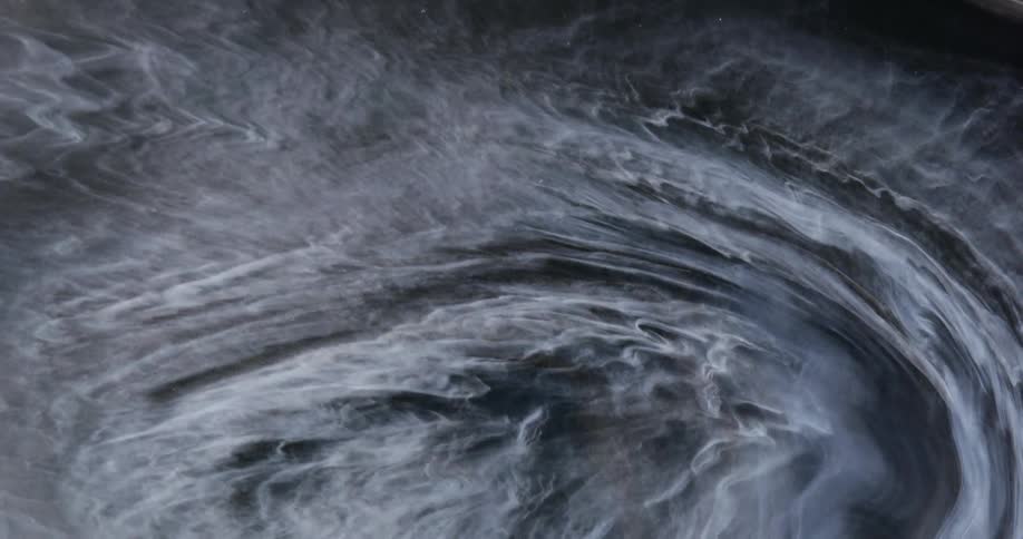 Strong waves move back and forth in the water