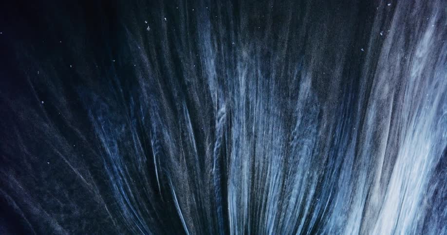 Abstract patterns moving on a screensaver