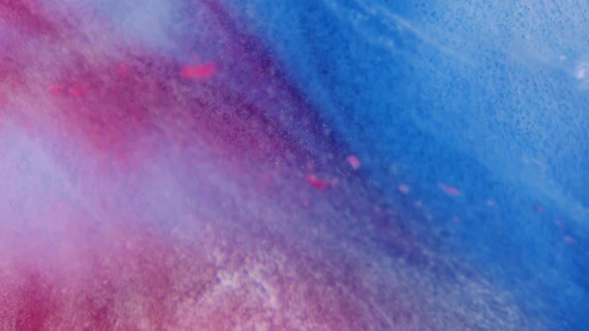 The colors move and mix