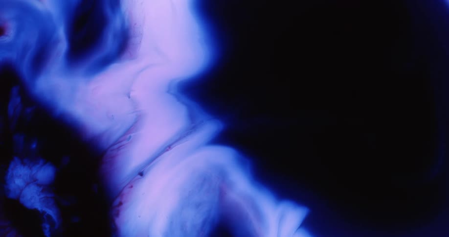 Flowing purple liquid