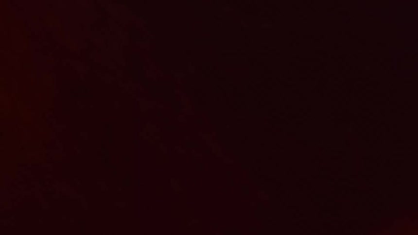The red colors moves around in the dark