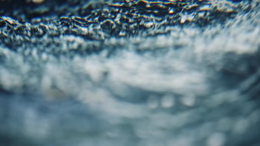 Close up of body of choppy water