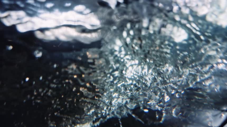 The rippling reflective surface of water