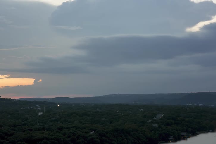 Time-lapse of a stormy sky