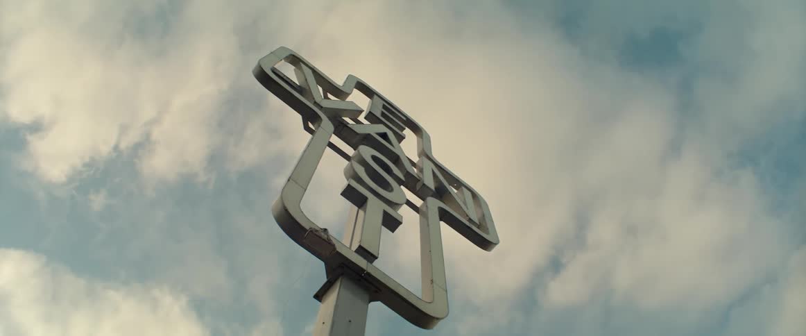 Vancouver sign with large letters seen under a cloudy sky