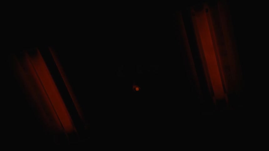 Close up of led light with green light