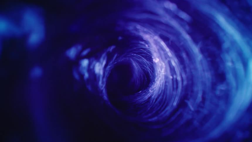 Fast spinning tunnel like warp