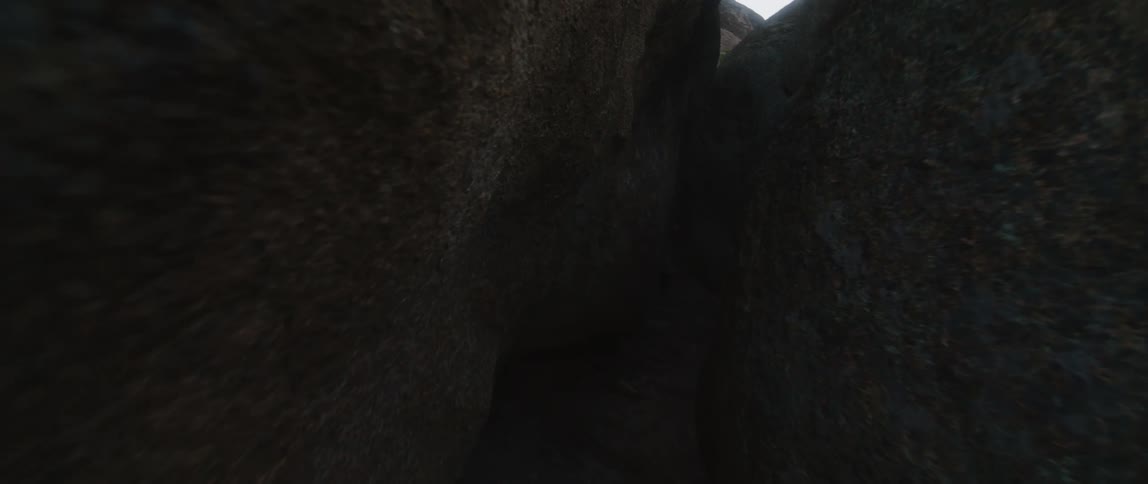 Large rocks on mountain