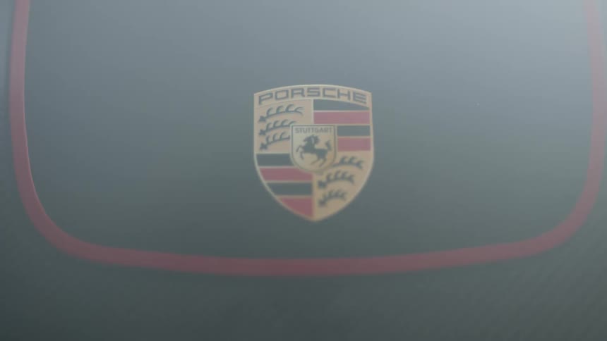 Close up view of a car is displayed