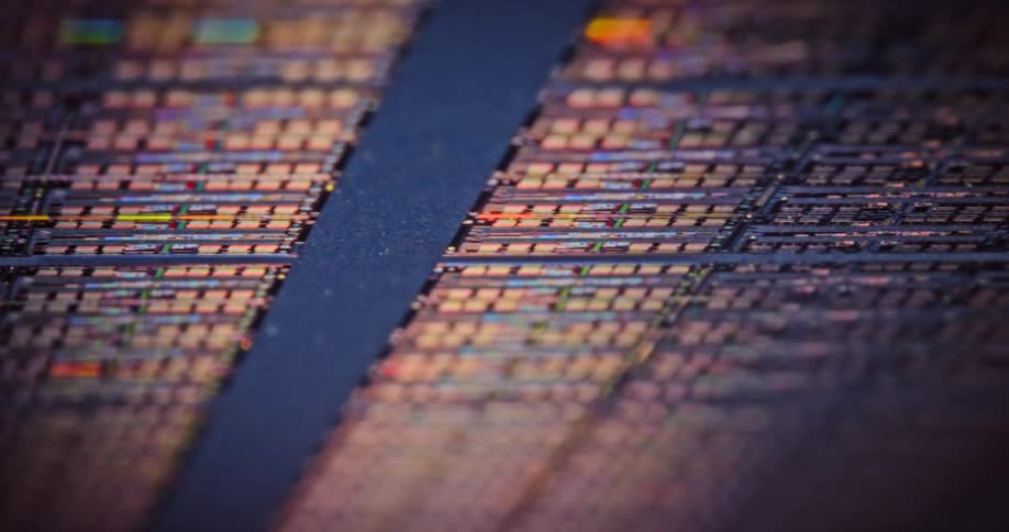 A close up of a circuit board